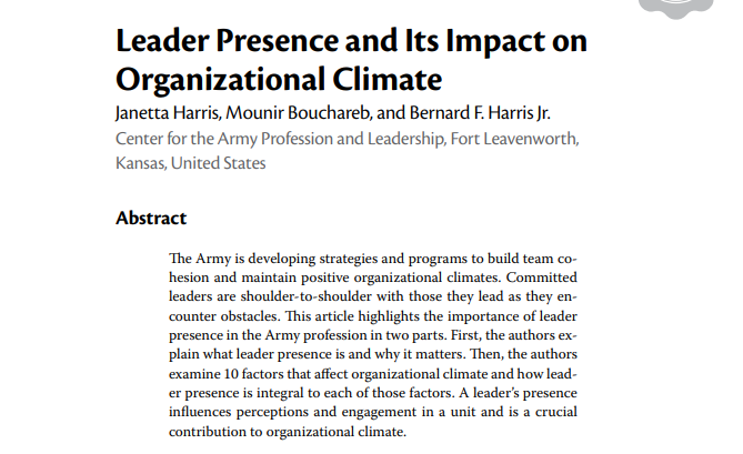 Leader Effectiveness and Development Resource (LEADR)